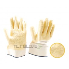 ALT118 Safety Glove Rough Crinkle Latex